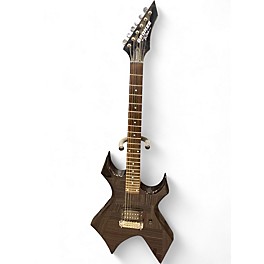 Used B.C. Rich Bronze Series Warlock Black Solid Body Electric Guitar