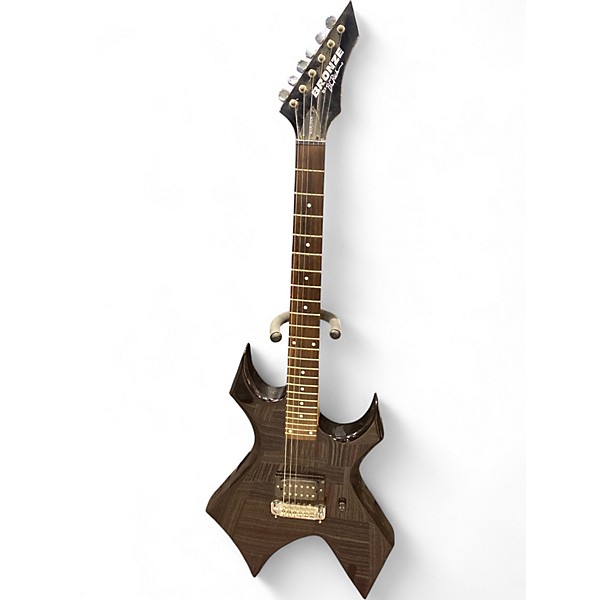 Used B.C. Rich Bronze Series Warlock Black Solid Body Electric Guitar