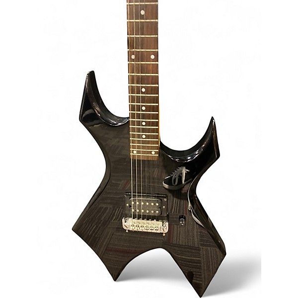 Used B.C. Rich Bronze Series Warlock Black Solid Body Electric Guitar