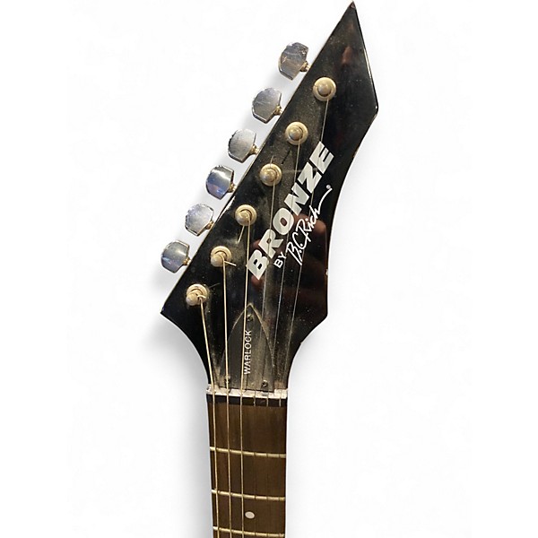 Used B.C. Rich Bronze Series Warlock Black Solid Body Electric Guitar