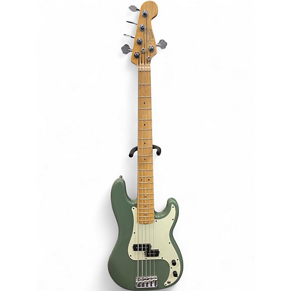 Used Fender American Professional Precision Bass V Antique Olive Electric Bass Guitar