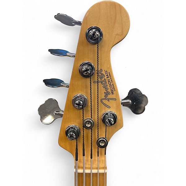 Used Fender American Professional Precision Bass V Antique Olive Electric Bass Guitar