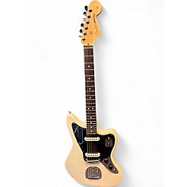 Used Fender American Professional Jaguar Olympic White Solid Body Electric Guitar