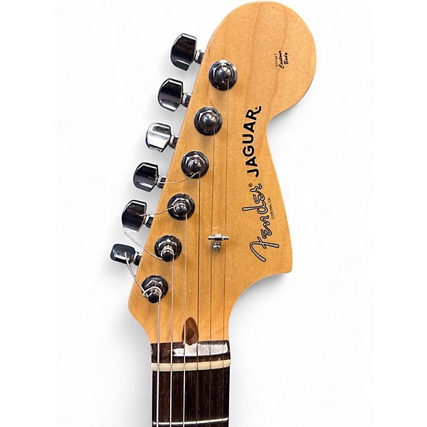 Used Fender American Professional Jaguar Olympic White Solid Body Electric Guitar