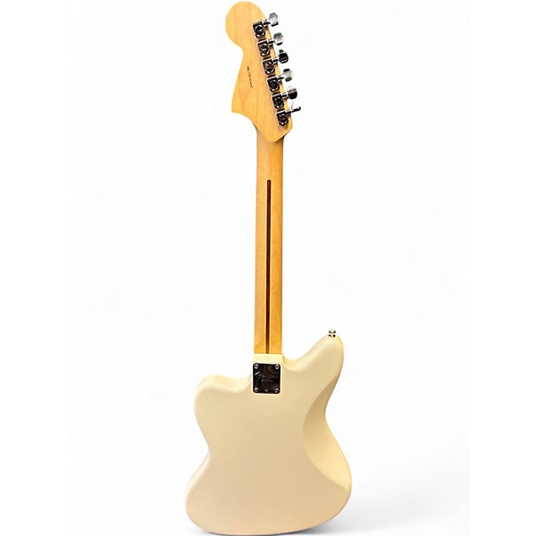 Used Fender American Professional Jaguar Olympic White Solid Body Electric Guitar