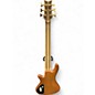 Used Schecter Guitar Research Stiletto Custom 6 String Natural Electric Bass Guitar