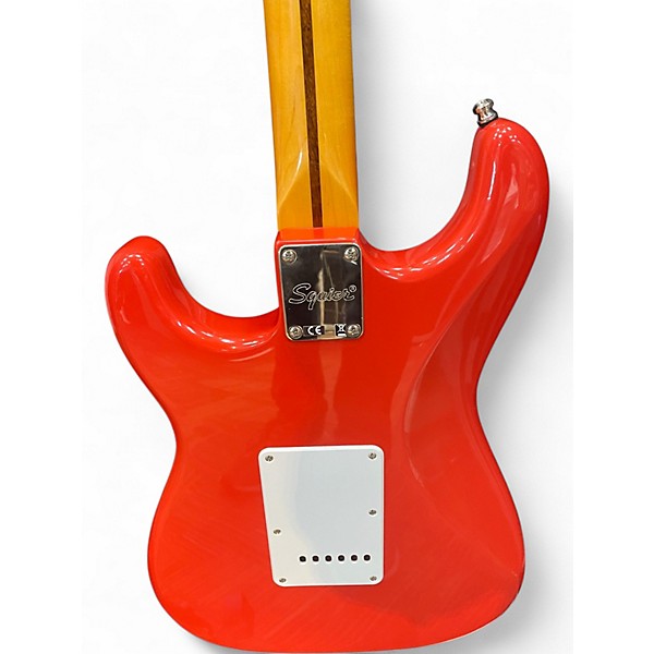 Used Squier Classic Vibe '50s Stratocaster Fiesta Red Solid Body Electric Guitar