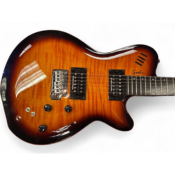 Used 2026 Godin LGXT Synth Access Congac Burst Solid Body Electric Guitar