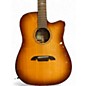 Used Alvarez md70ce Natural Acoustic Electric Guitar