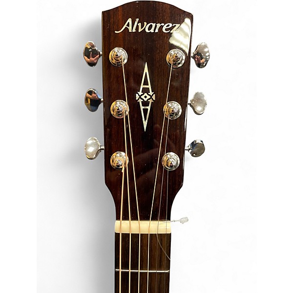 Used Alvarez md70ce Natural Acoustic Electric Guitar
