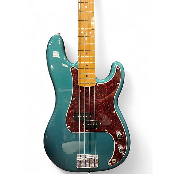 Used Fender Player Precision Bass Ocean Turquoise Electric Bass Guitar