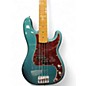 Used Fender Player Precision Bass Ocean Turquoise Electric Bass Guitar