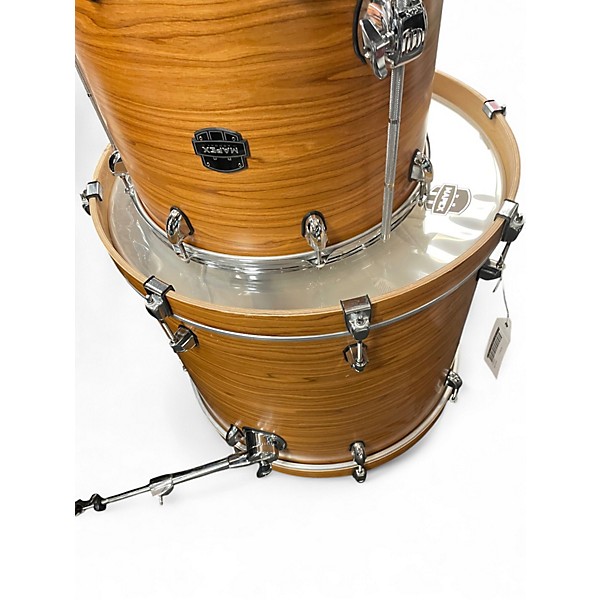 Used Mapex 5 Piece armory series natural wrap Drum Kit
