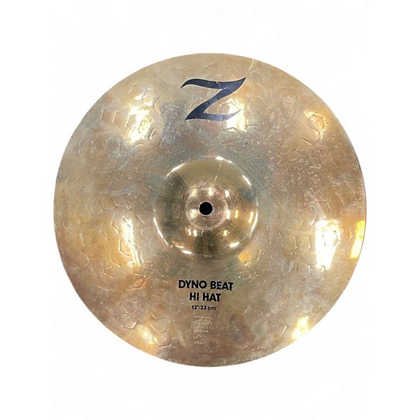 Used Zildjian 13in Z Custom Dyno Beat Hi Hat Cymbal