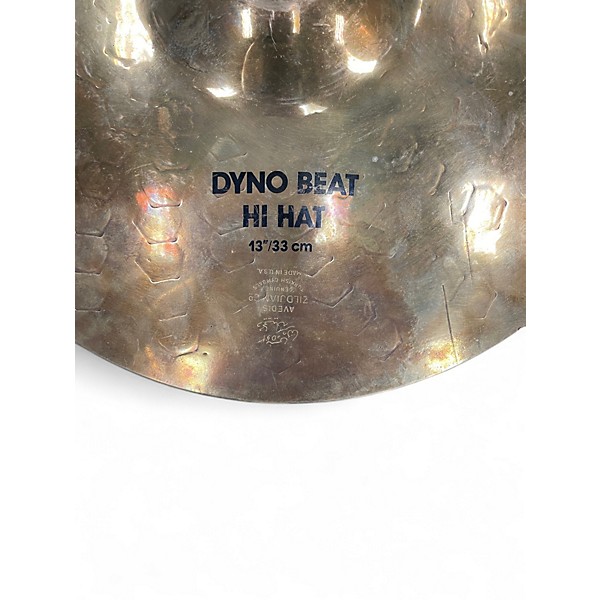 Used Zildjian 13in Z Custom Dyno Beat Hi Hat Cymbal