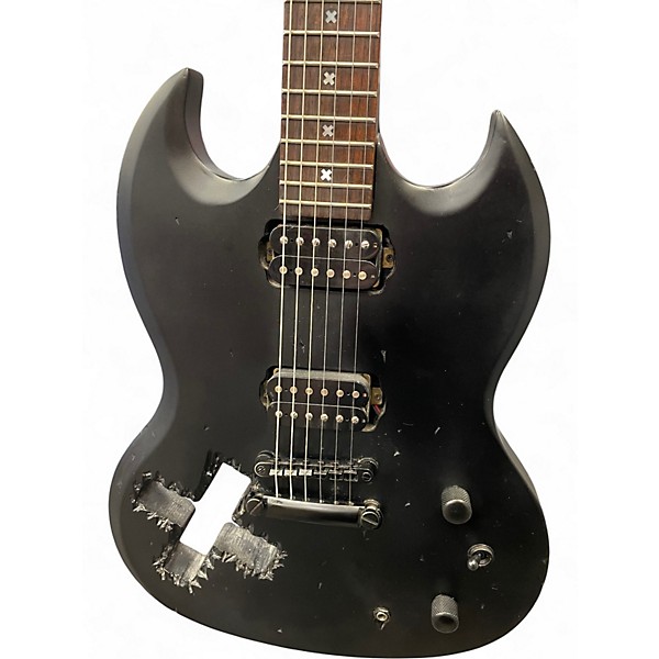 Used Epiphone SG GOTH PIERCED SPECIAL EDITION Black Solid Body Electric Guitar