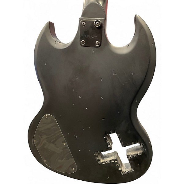 Used Epiphone SG GOTH PIERCED SPECIAL EDITION Black Solid Body Electric Guitar