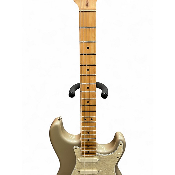 Used Fender American Fat Stratocaster Texas Special Shoreline Gold Solid Body Electric Guitar