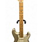 Used Fender American Fat Stratocaster Texas Special Shoreline Gold Solid Body Electric Guitar