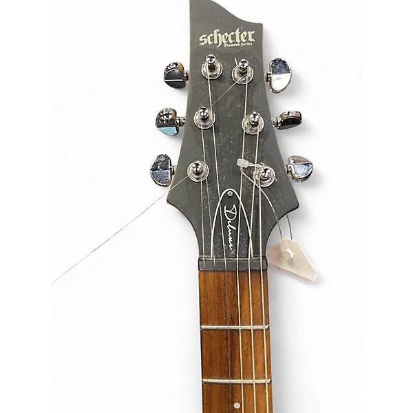 Used Schecter Guitar Research C6 DELUX LEFT HAND MATTE BLACK Electric Guitar