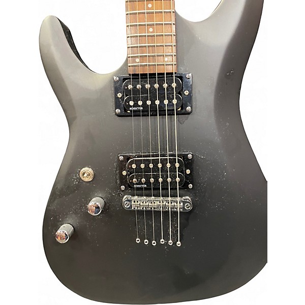 Used Schecter Guitar Research C6 DELUX LEFT HAND MATTE BLACK Electric Guitar