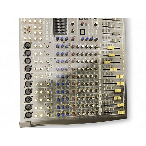 Used Samson L1200 Live Mixing Console Powered Mixer