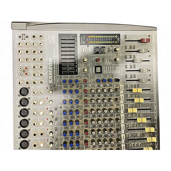 Used Samson L1200 Live Mixing Console Powered Mixer