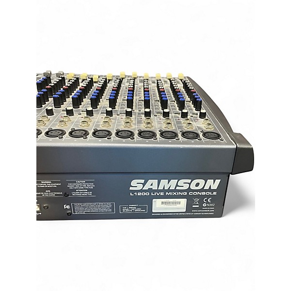Used Samson L1200 Live Mixing Console Powered Mixer