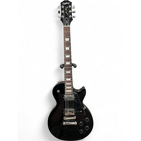Used Epiphone Les Paul Studio Ebony Solid Body Electric Guitar