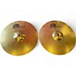 Used Paiste 14in PERCUSSION PLUS HI HAT PAIR Cymbal thumbnail
