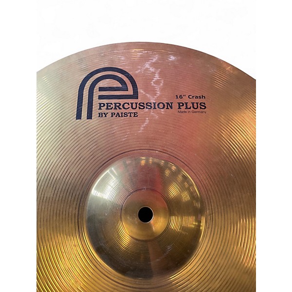 Used Paiste 16in PERCUSSION PLUS CRASH Cymbal