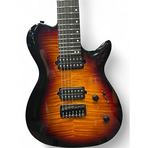 Used Kiesel KIRA 7 STRING 2 Tone Sunburst Solid Body Electric Guitar