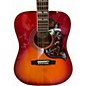 Used Epiphone Hummingbird 2 Color Sunburst Acoustic Guitar