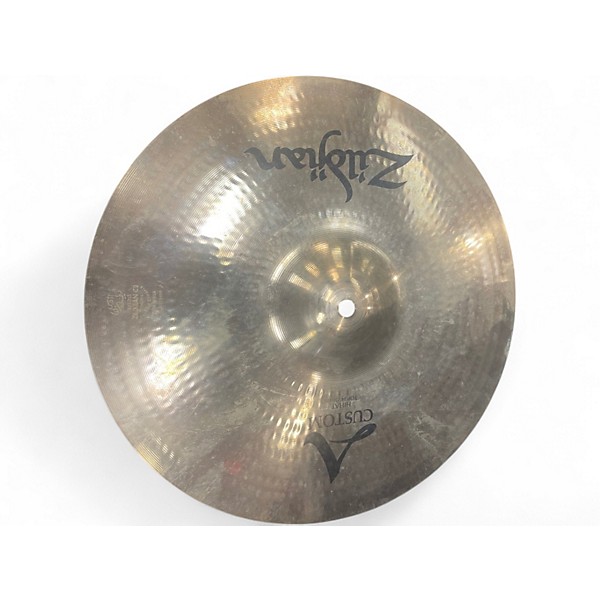 Used Zildjian 14in A Custom Hi Hat Pair Cymbal