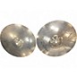 Used Zildjian 14in A Custom Hi Hat Pair Cymbal