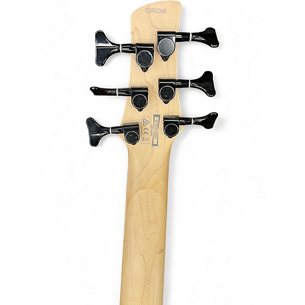 Used Ibanez GSR206 6 String Black Electric Bass Guitar
