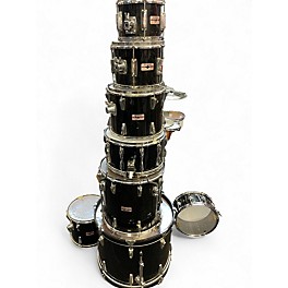 Used Yamaha 7 Piece Kit 7 Piece recording kit Black Drum Kit
