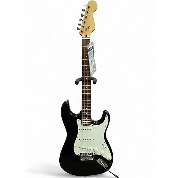 Used Squier Bullet Stratocaster Black Solid Body Electric Guitar