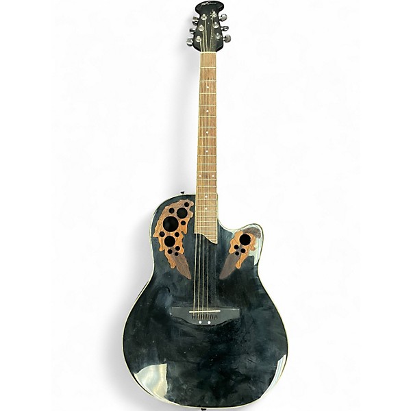 Used Ovation APPLUSE  BLACK Acoustic Guitar