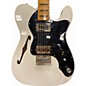 Used Squier Classic Vibe 70s Thinline Telecaster Olympic White Hollow Body Electric Guitar