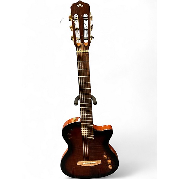 Used Cordoba Stage Artist Habano Burst Classical Acoustic Electric Guitar