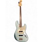 Used Fender Standard Fretless Jazz Bass Blue Agave Electric Bass Guitar thumbnail