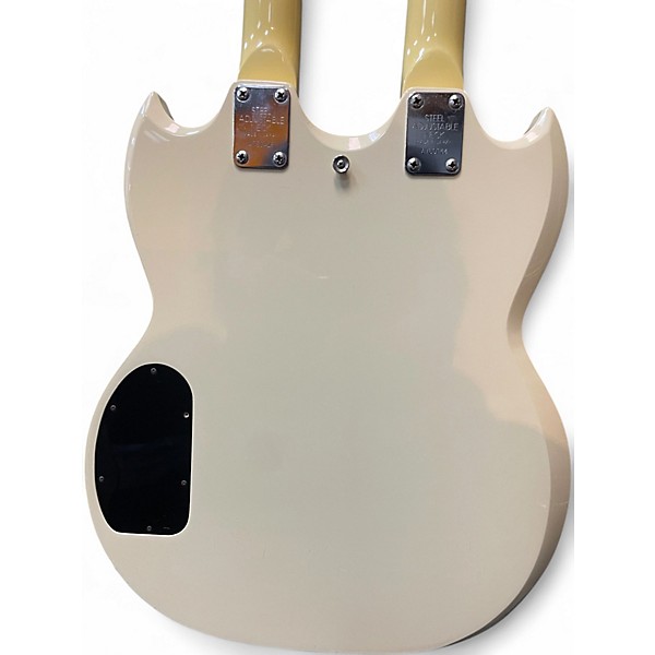 Vintage 1970s Ventura 2402dx Alpine White Solid Body Electric Guitar