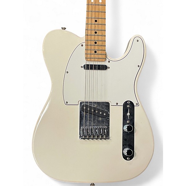 Used 2021 Fender Player Plus Telecaster White Solid Body Electric Guitar