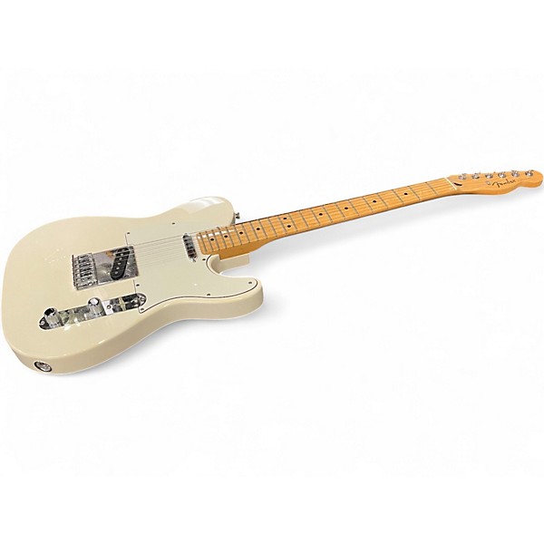 Used 2021 Fender Player Plus Telecaster White Solid Body Electric Guitar
