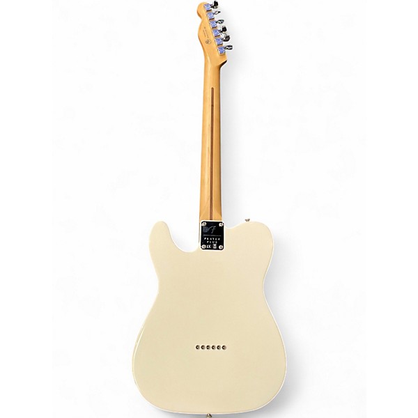 Used 2021 Fender Player Plus Telecaster White Solid Body Electric Guitar