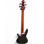 Used Ibanez SR5005E 5 String BLACK AURORA BURST Electric Bass Guitar