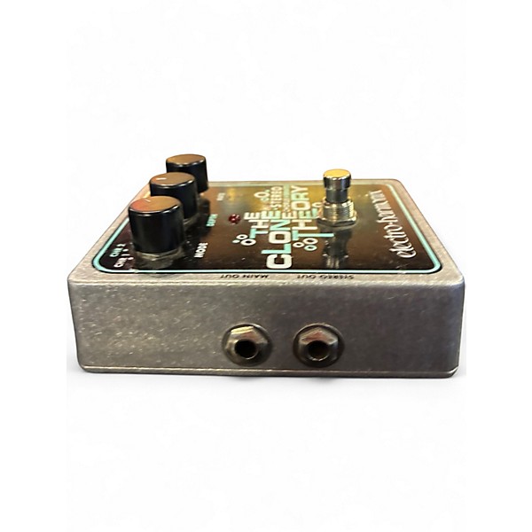 Used Electro-Harmonix Clone Theory Stereo Chorus Vibrato Effect Pedal