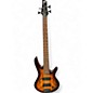 Used Ibanez GSR205 5 String 2 Tone Sunburst Electric Bass Guitar thumbnail