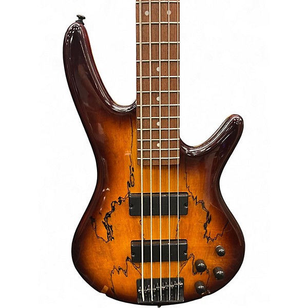 Used Ibanez GSR205 5 String 2 Tone Sunburst Electric Bass Guitar
